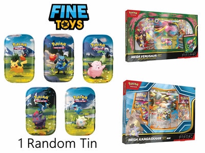 Pokémon TCG: Ascended Heroes Mini Tin+Mega Kangaskhan ex Box+Mega Venusaur ex Premium Collection