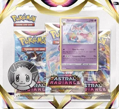 Pokémon TCG: Sword & Shield—Astral Radiance 3-Pack Blister [Sylveon]