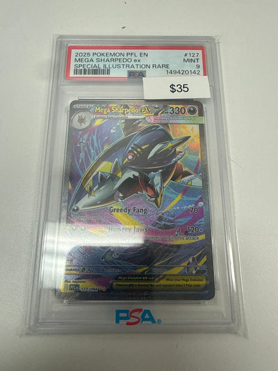 Pokemon Mega Sharpedo Ex PSA 9