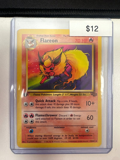 Pokemon 1st edition Flareon 19/64