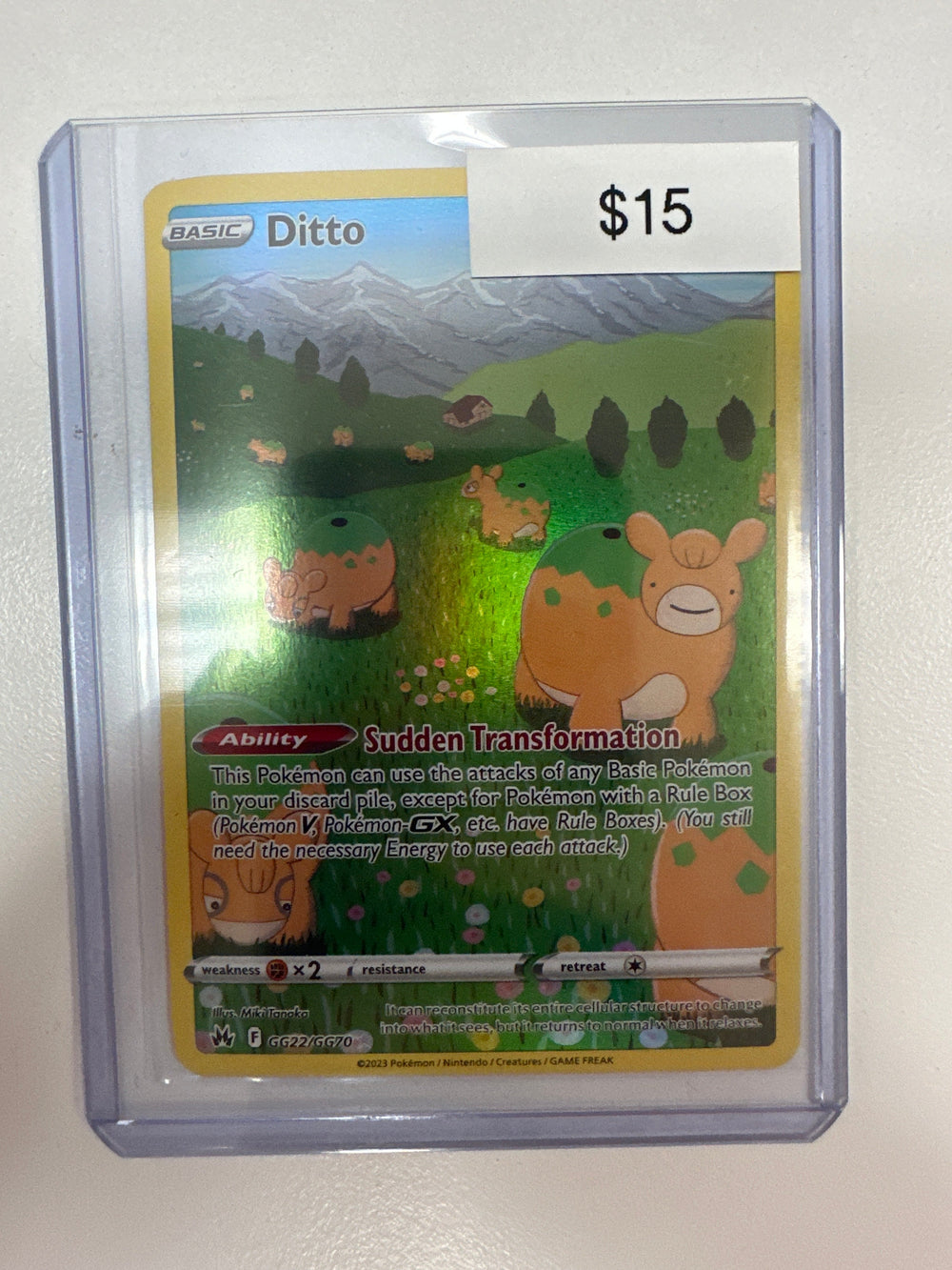 Pokemon Ditto GG22/GG70