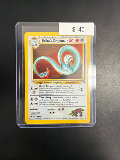 Pokemon Erika Dragonaire #4/132 NM