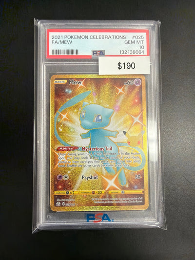Pokemon 151 Mew EX Secret #025 PSA 10