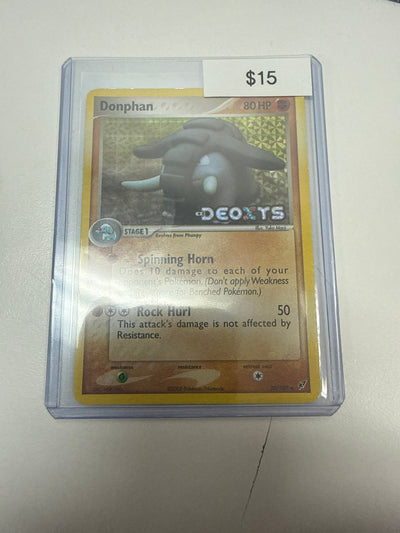 Pokemon Donphan Ex Deoxys Stamped #30/107