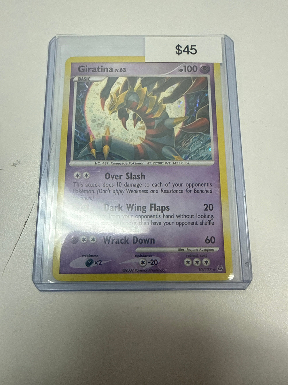 Pokemon Giratina Holo #10/127