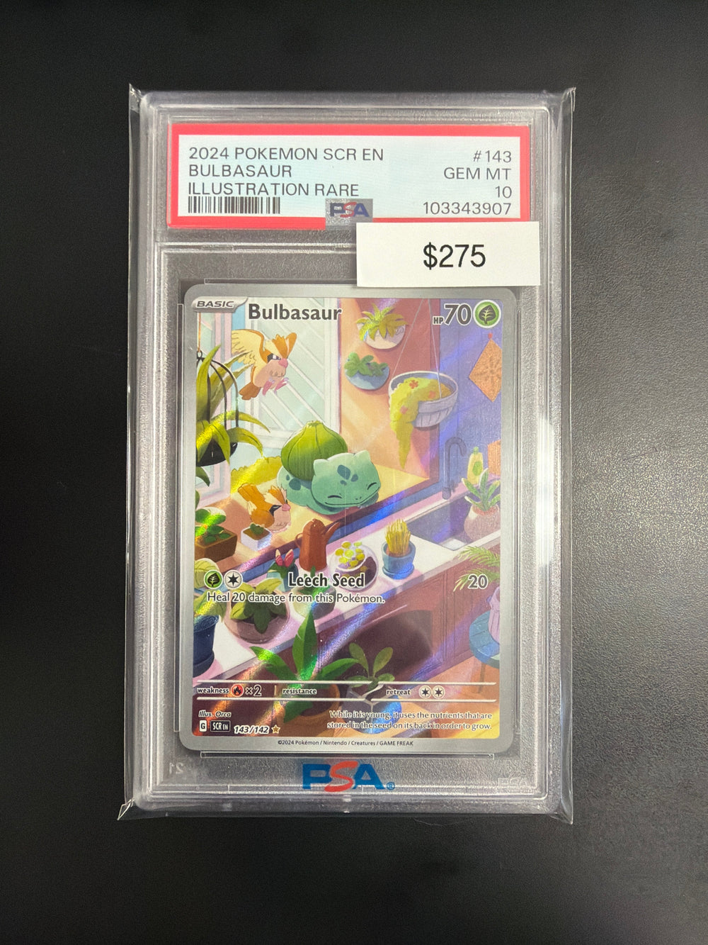 Pokemon Bulbasaur #143 PSA 10
