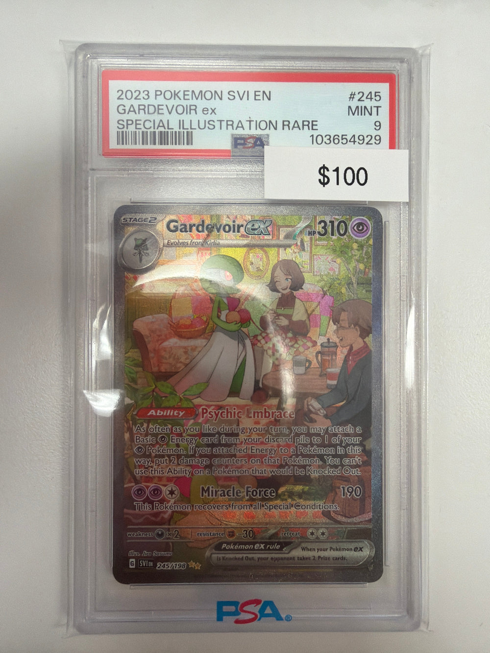 Pokemon Gardevoir ex 245/198 PSA 9