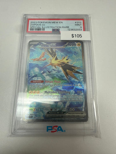 Pokemon Zapdos Ex PSA 9