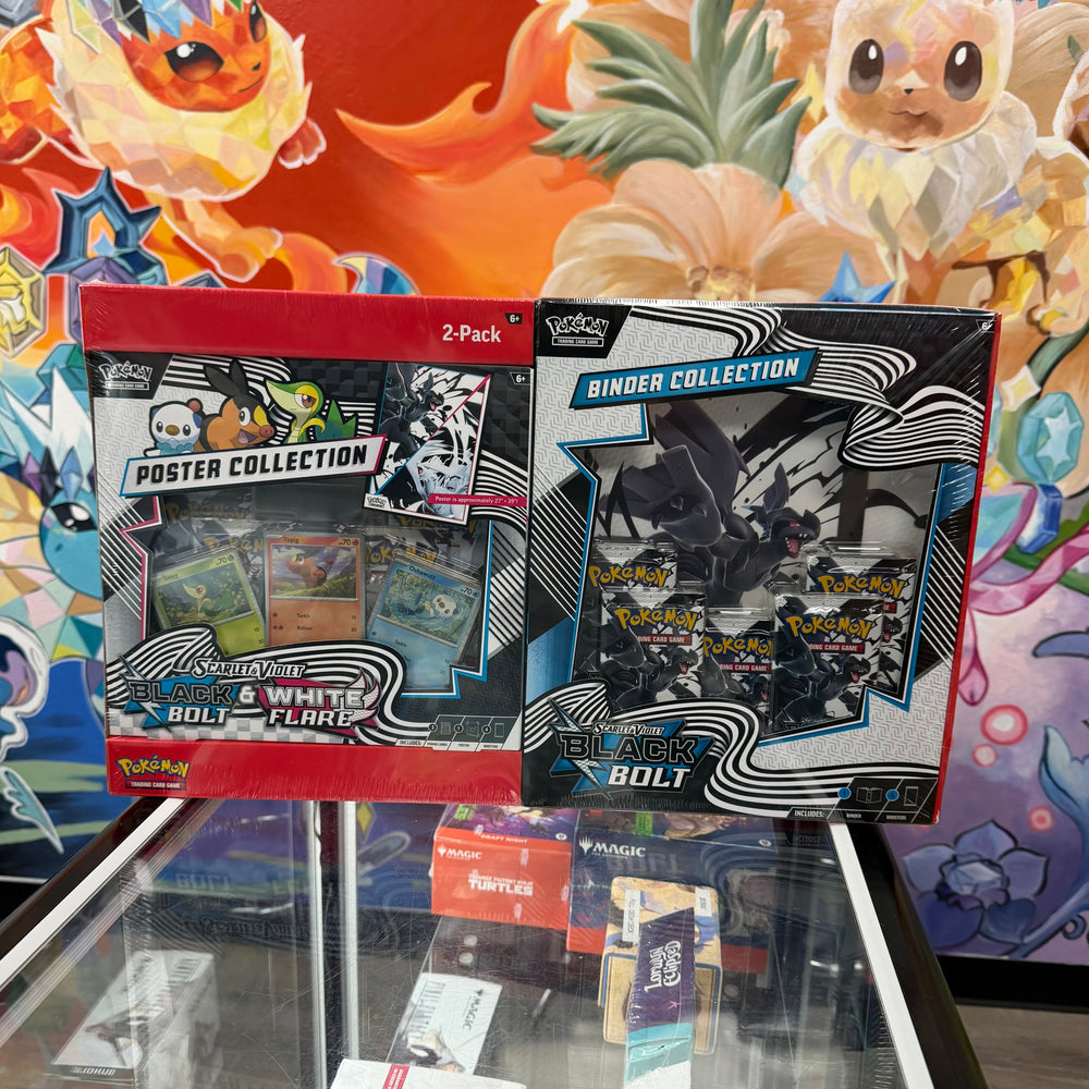 Pokemon Black Bolt Bundle (1x Poster & 1x Binder)