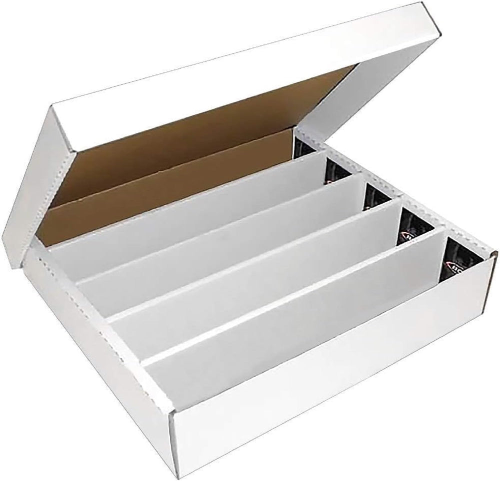 BCW Super Monster 5 Row Trading Card Storage Box - 1 Pack|Card Storage Box for Basketball, Football, MTG, Pokemon