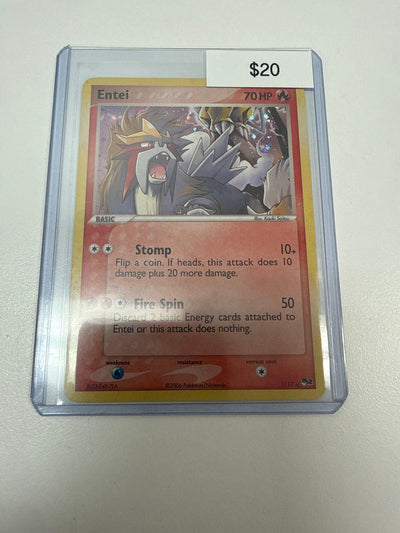 Pokemon Entei Pop Series Holo #1/17
