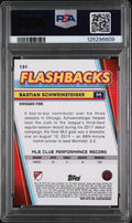 Bastian Schweinsteiger Black /10 PSA 10 Flashbacks 2024-25 Topps Chrome MLS
