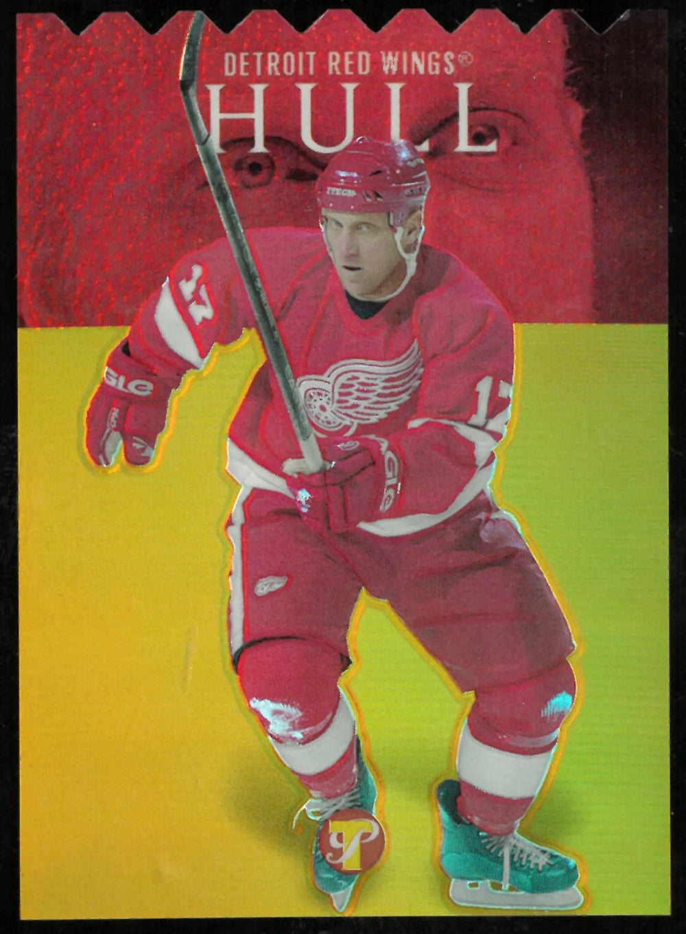 Brett Hull Topps Pristine Gold /33 Refractor 2003-04 RED WINGS
