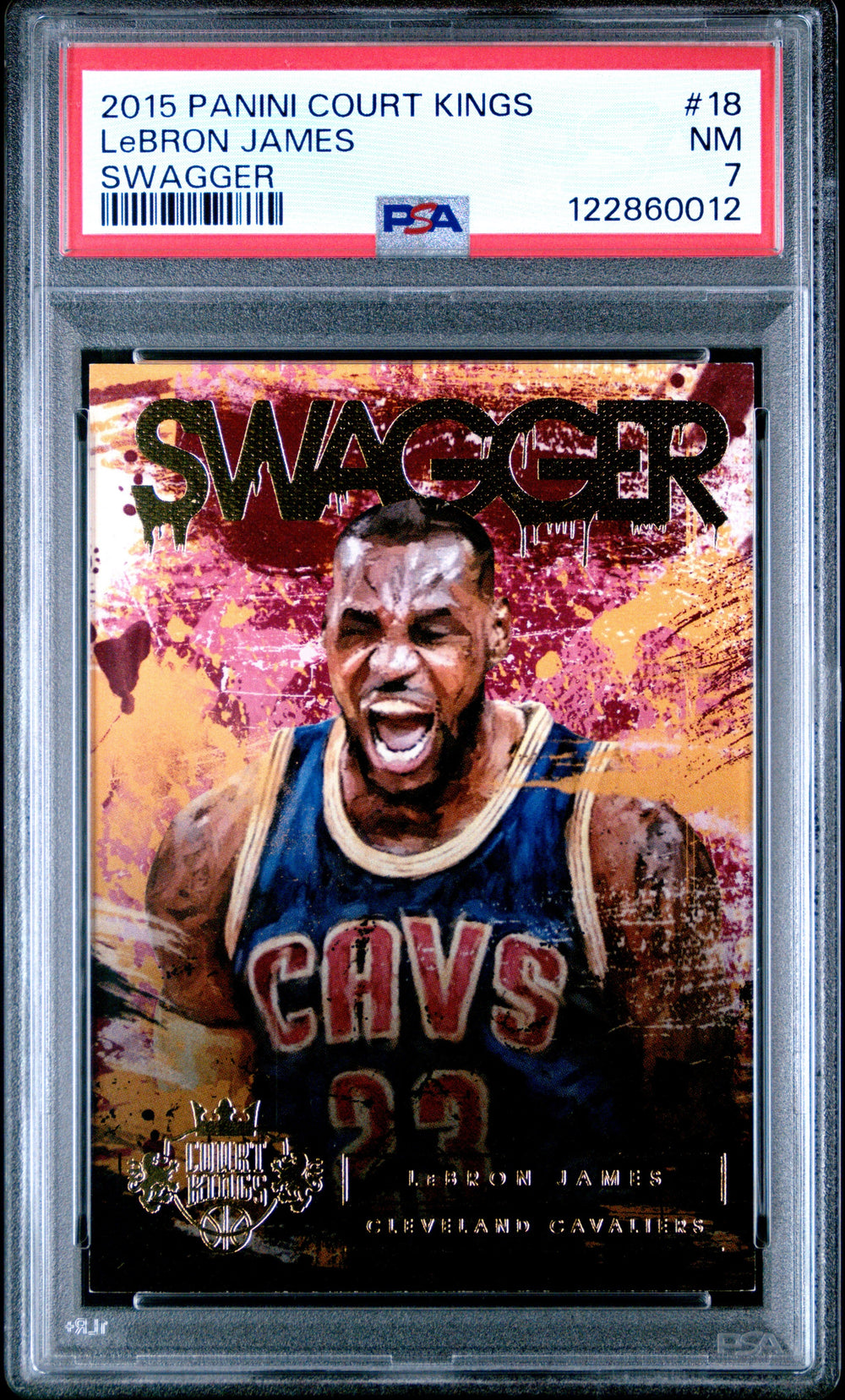 2015 Panini Court Kings Swagger - #18 - LeBron James - PSA Graded Card