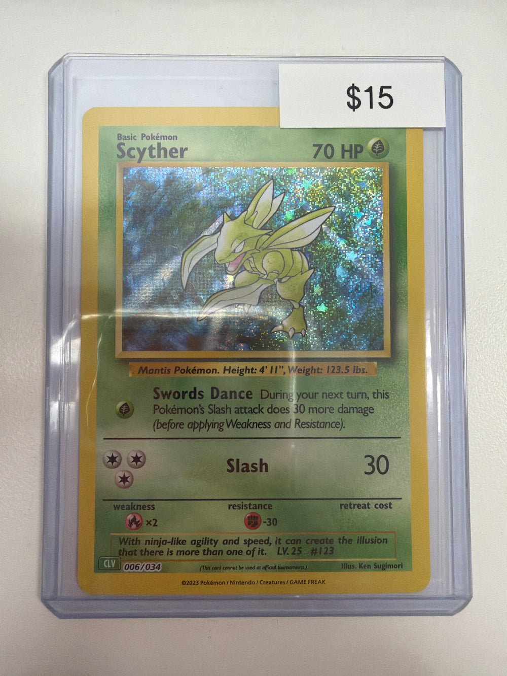 Pokemon Scyther 006/034