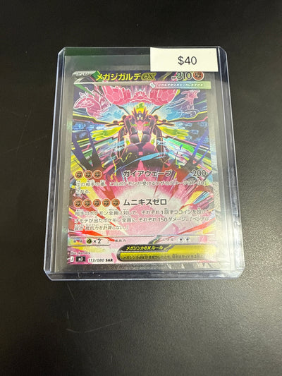 Pokemon Japanese Mega Zygarde Ex #113/080