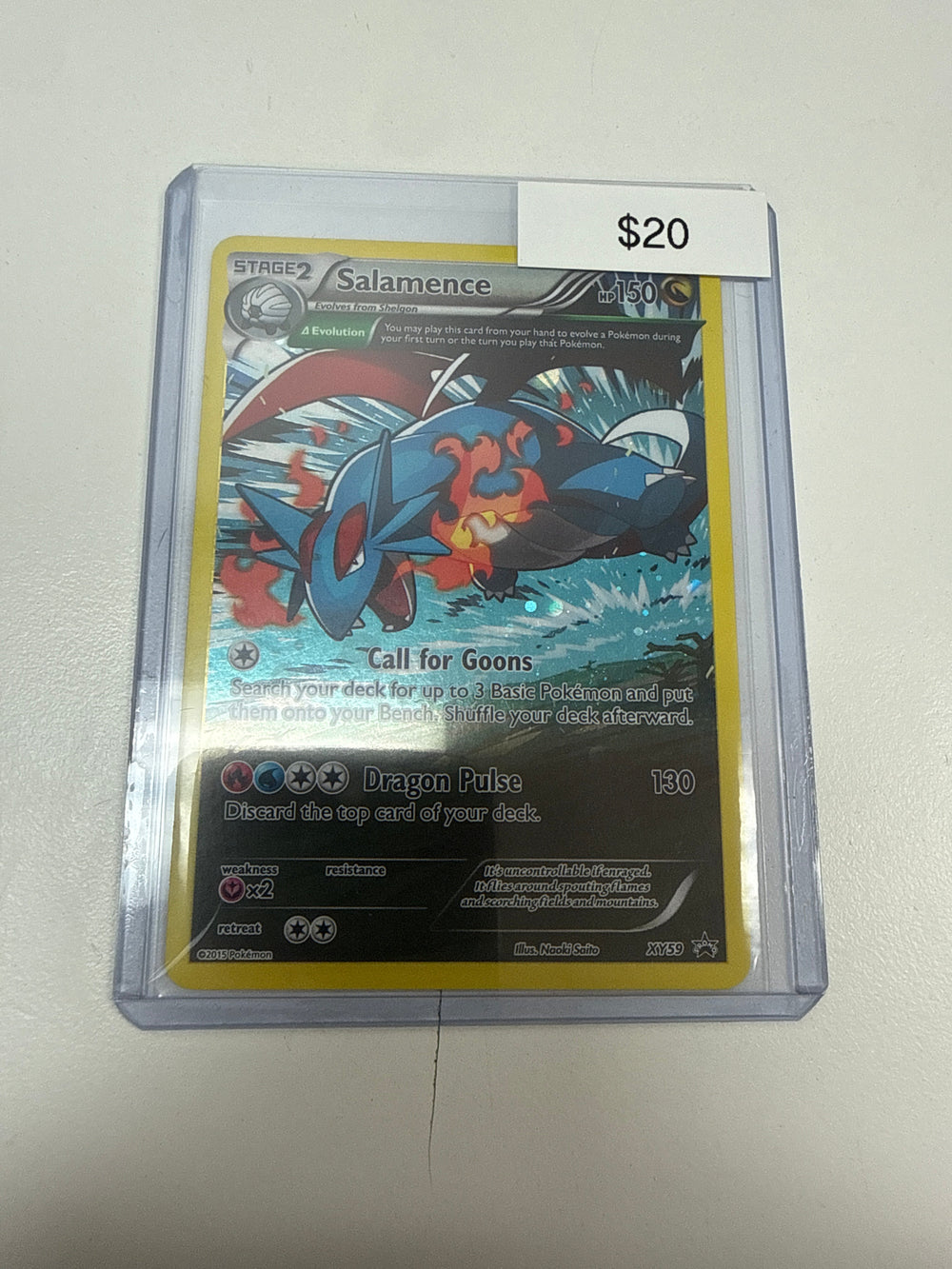 Pokemon Salamence XY59 Promo