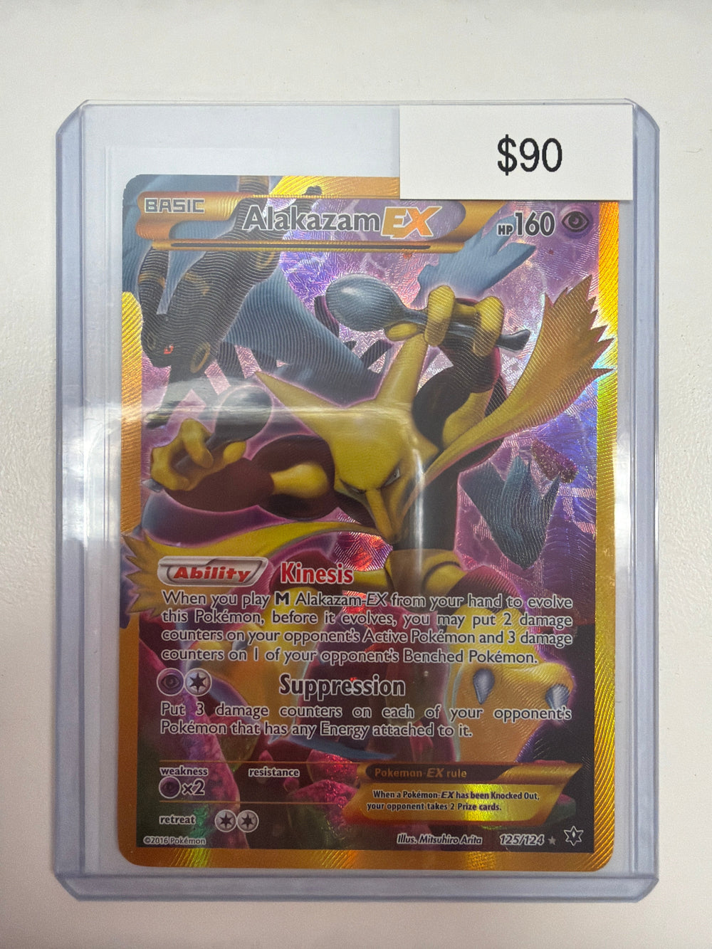 Pokemon Alakazam EX 125/124