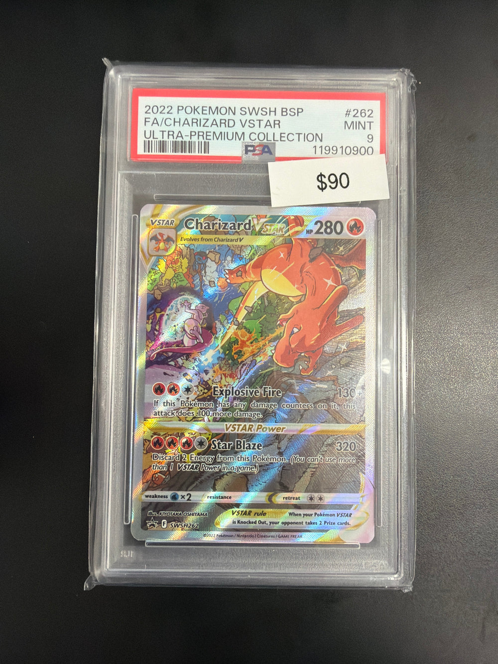 Pokemon Charizard VSTAR SWSH262 PSA 9