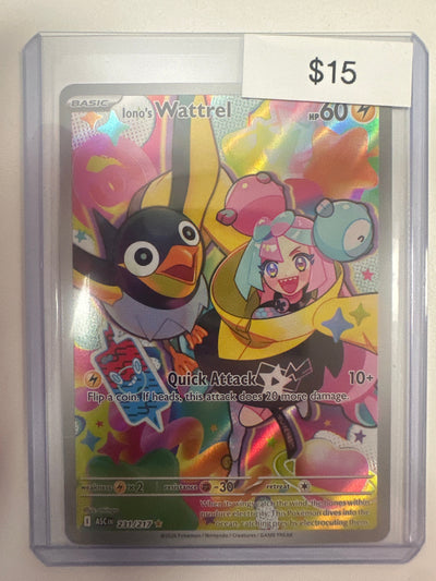 Pokemon Iono’s Watterel 231/217