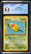 2001 POKEMON NEO DISCOVERY WEEDLE 1ST EDITION #70/75 CGC 8.5