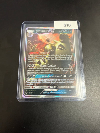 Pokemon Tyranitar Gx #121/214