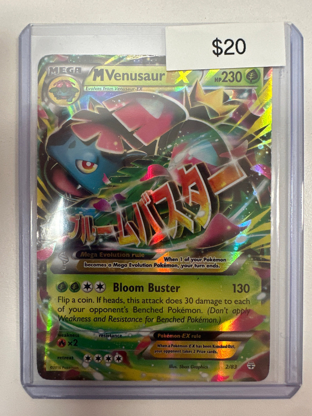 Pokemon M Venusaur EX 2/83