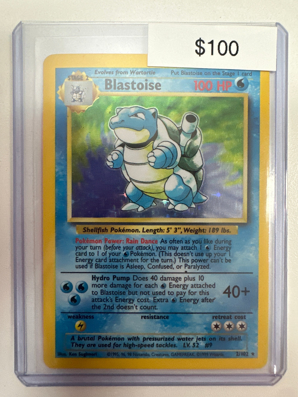 Pokemon Blastoise 2/102