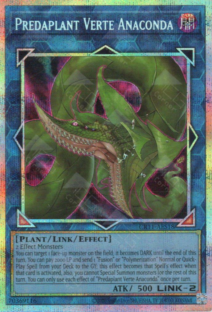 CR11-AES18 Predaplant Verte Anaconda (PSER)