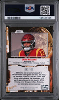 Caleb Williams RED PMG /100 PSA 8 RC 2022 Metal Universe Precious Gems