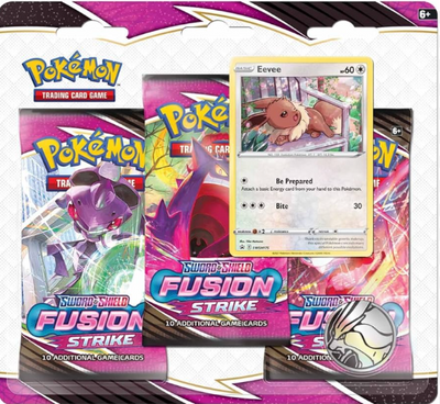 Fusion Strike Eevee 3-Pack Blister