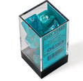 Chessex: Cirrus Aqua/Silver 7-Die Set