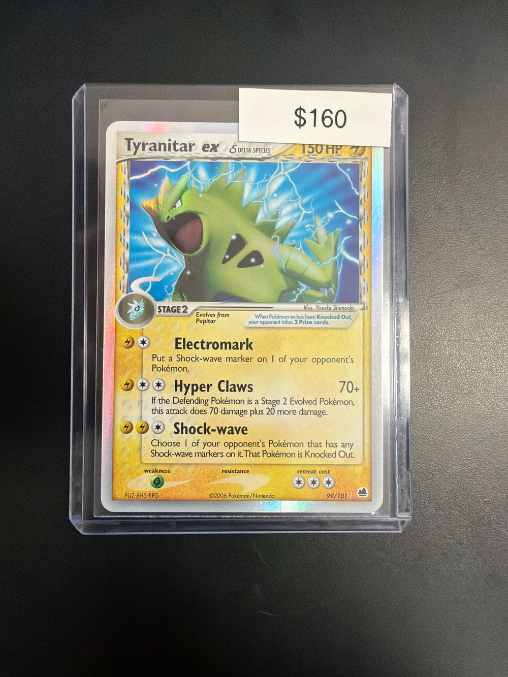 Pokemon Tyranitar Ex 99/101 lp