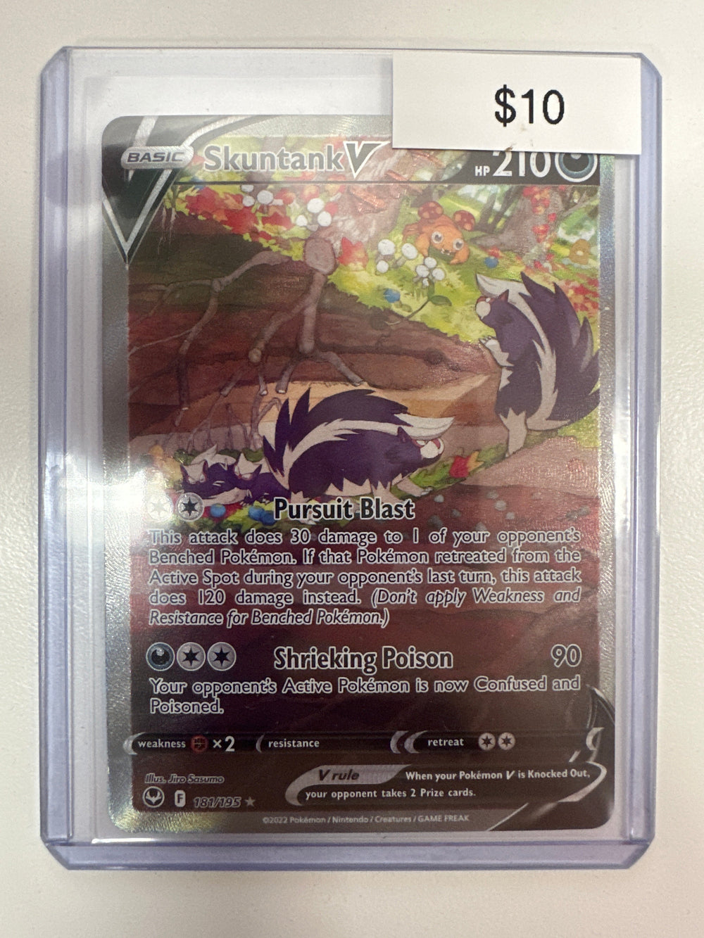 Pokemon Skuntank V 181/195