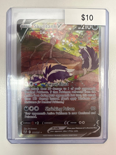 Pokemon Skuntank V 181/195