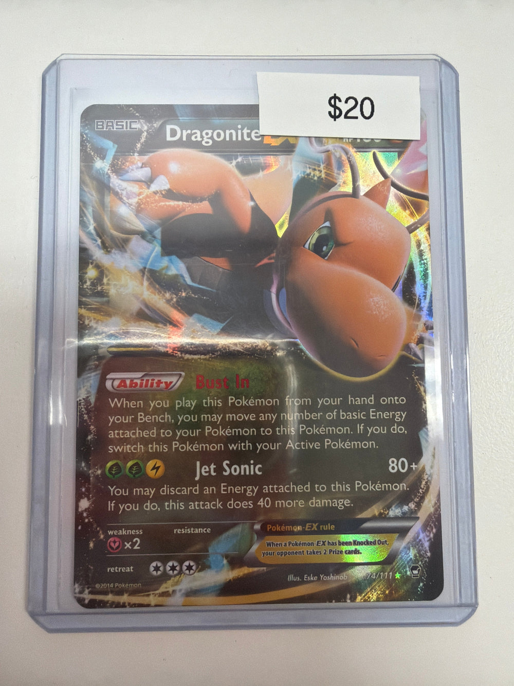 Pokemon Dragonite EX 74/111
