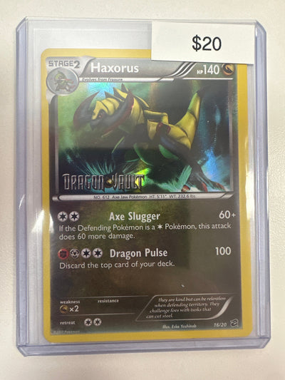 Pokemon Haxorus Dragon Vault Stamp 16/20