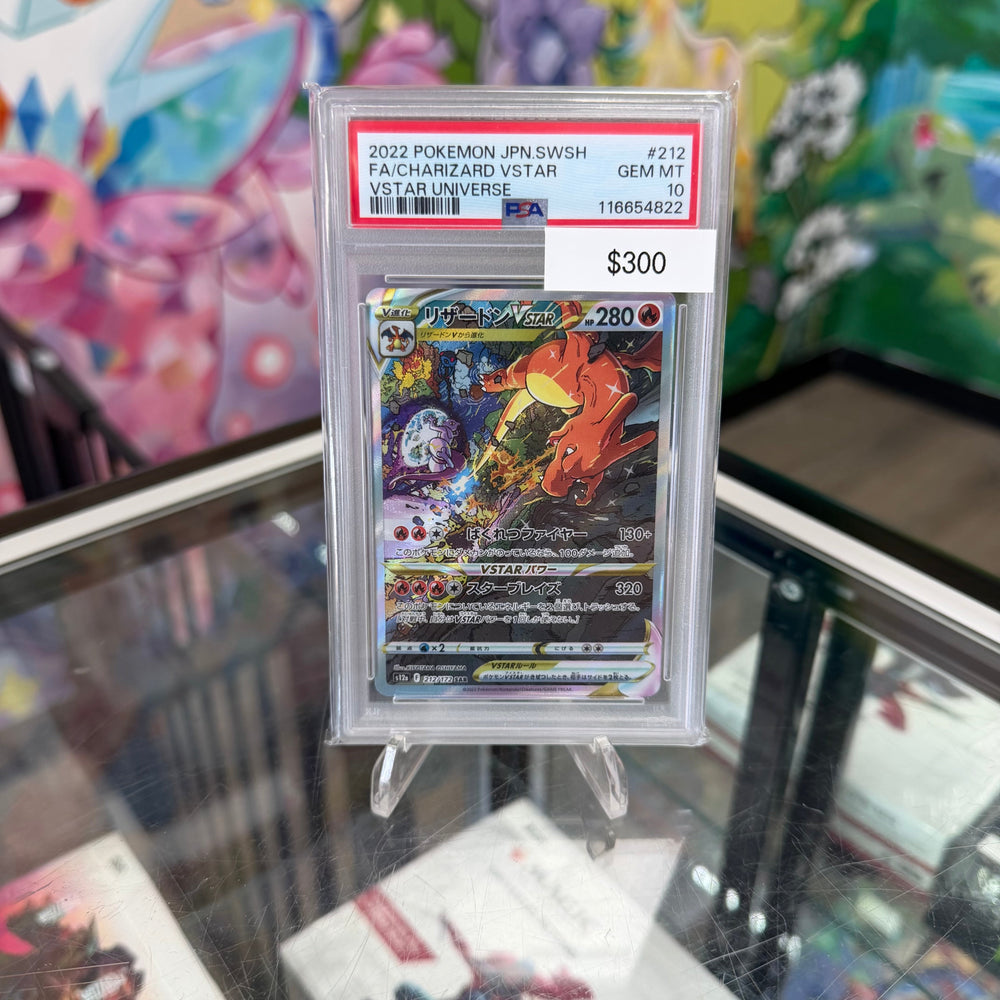 Pokemon Japanese Charizard VSTAR #212 PSA 10