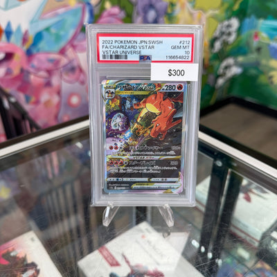 Pokemon Japanese Charizard VSTAR #212 PSA 10