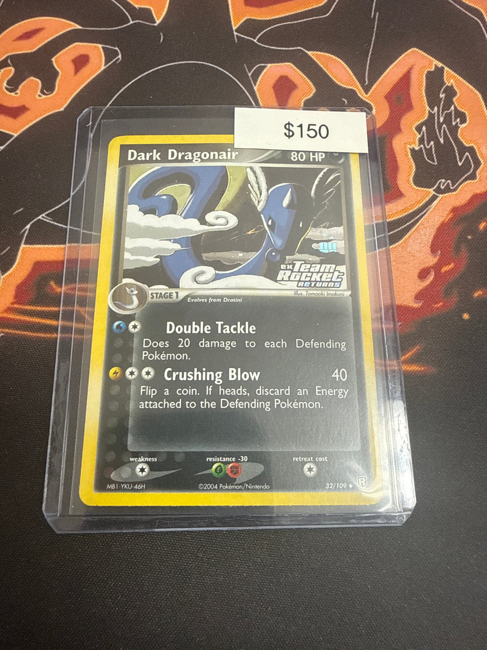 Pokemon Dark Dragonite Team Rocket Returns Stamped #22/109