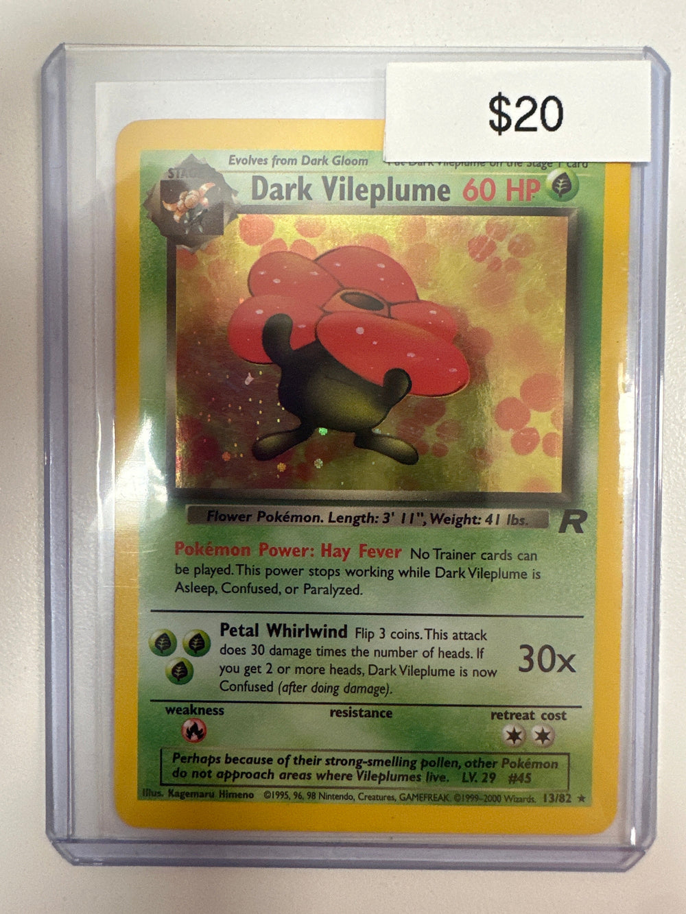 Pokemon Dark Vileplume 13/82
