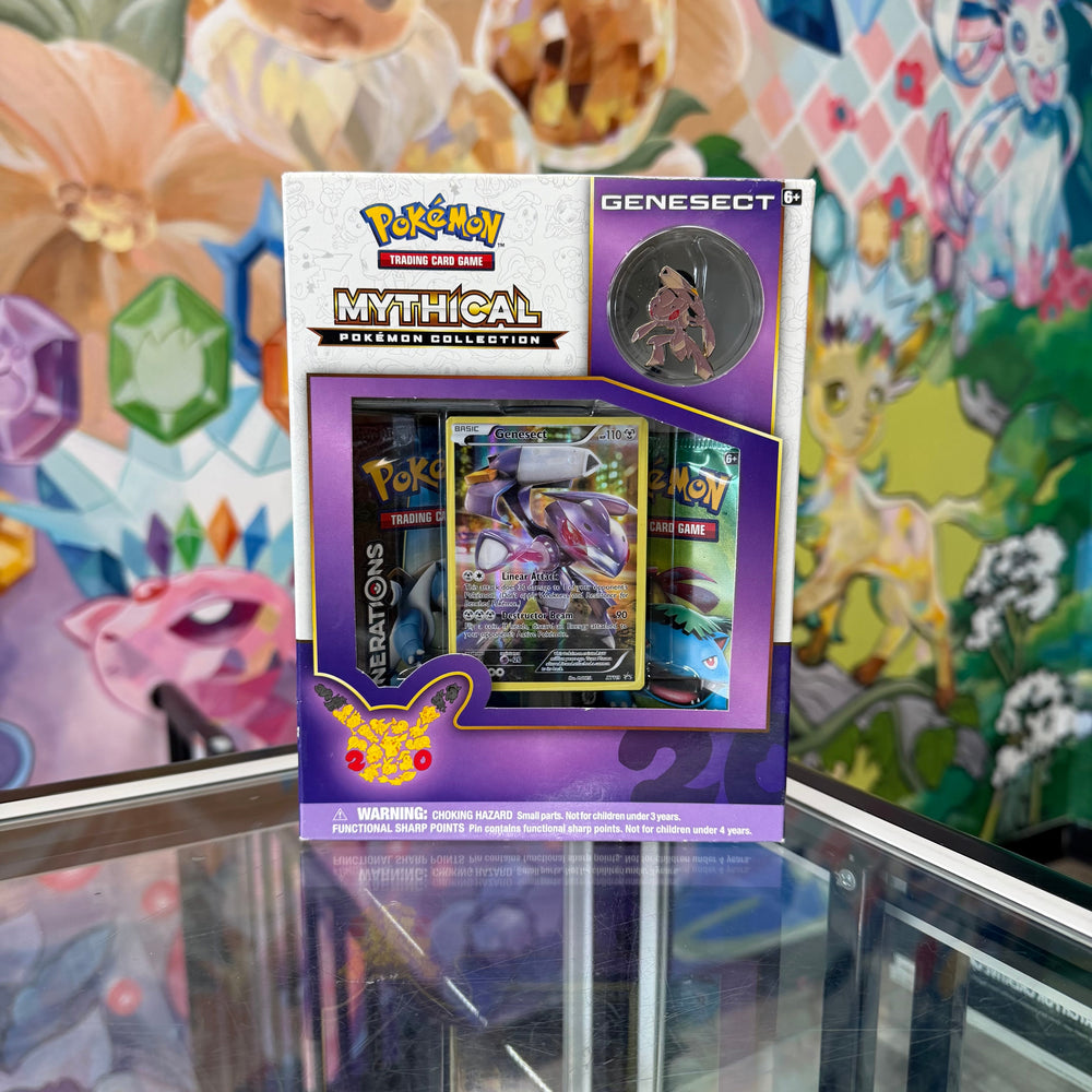 Pokemon 20th Anniversary Mythical Pin Collection Genesect