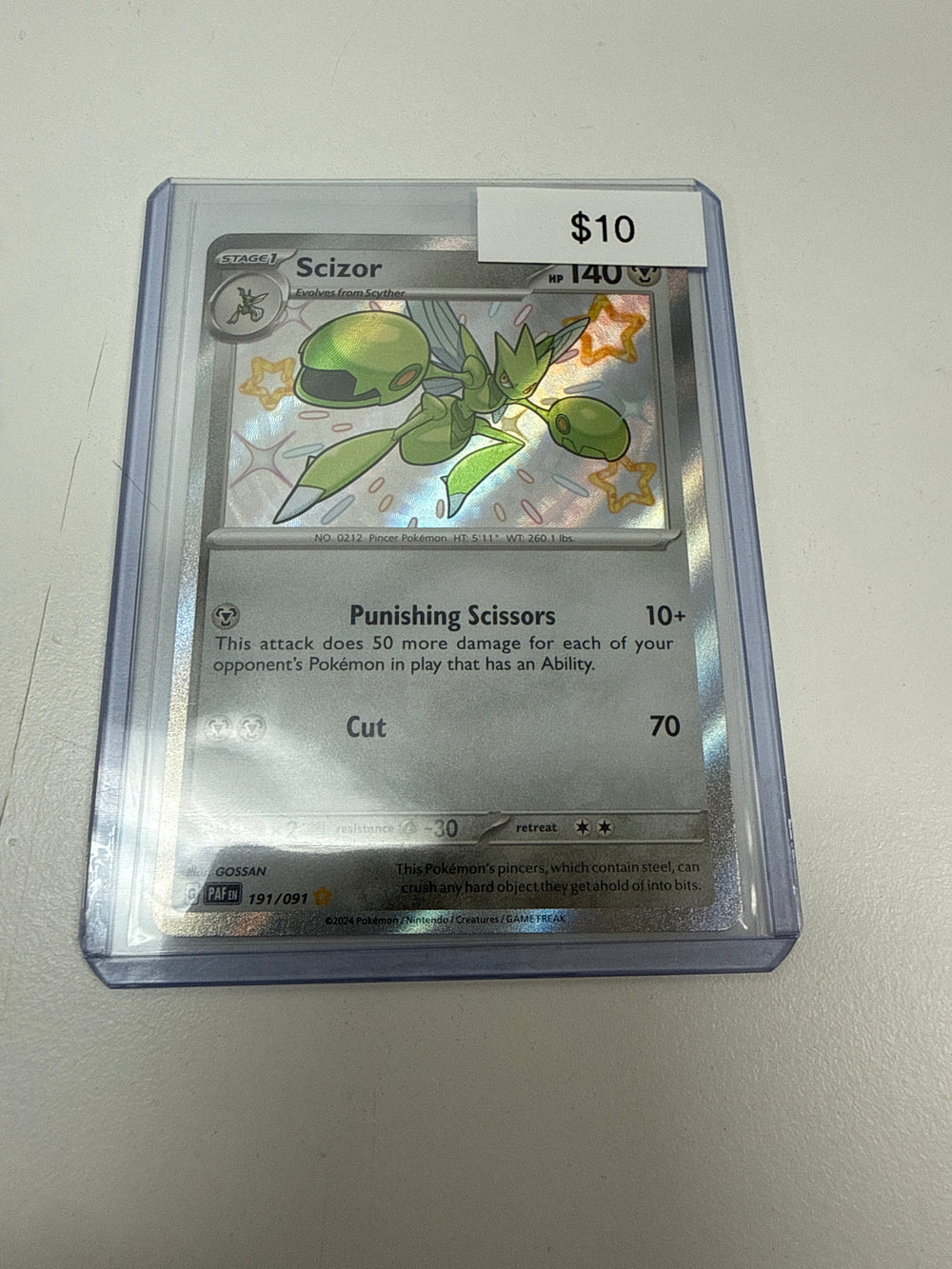 Pokemon Scizor Baby Shiny #191/091