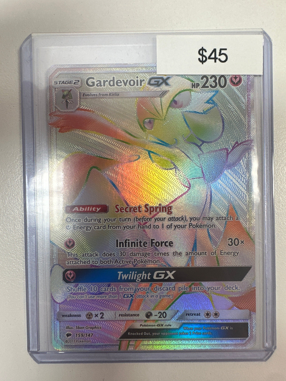 Pokemon Gardevoir GX 159/147