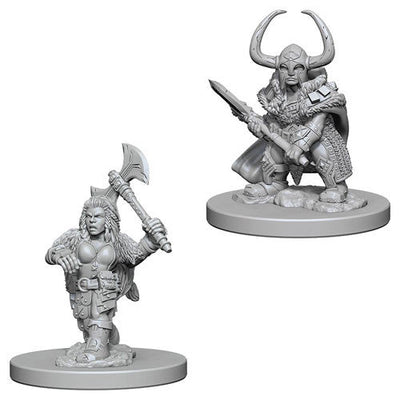 Dungeons & Dragons: Nolzur's Marvelous Unpainted Miniatures - W04 Dwarf Female Barbarian