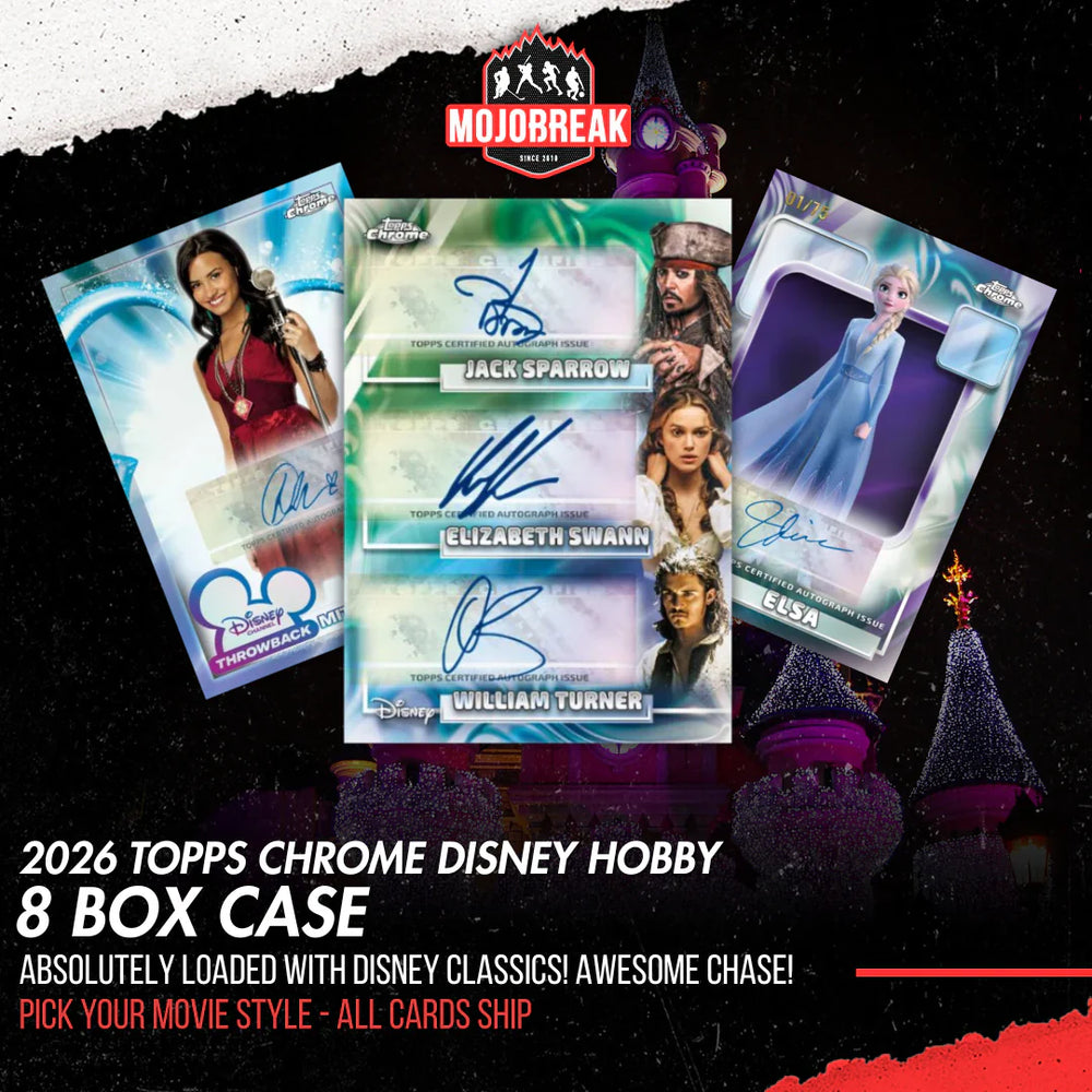 2026 Topps Disney Chrome - Hobby Box Case Break - Pick Your Movie