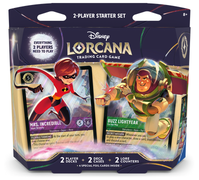 Lorcana: Wilds Unknown: Two Player Starter Deck - Mrs Incredible and Buzz Lightyear