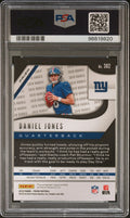 Daniel Jones PSA 9 RC Auto Rookie Autograph 2019 Panini Prizm Silver