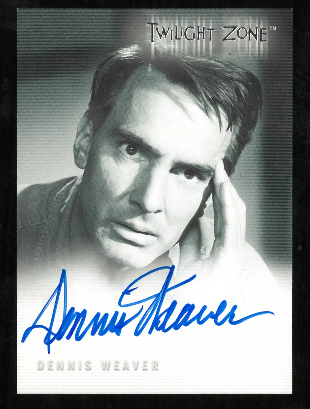 Dennis Weaver as Adam Grant Twilight Zone Auto Autograph #A-36