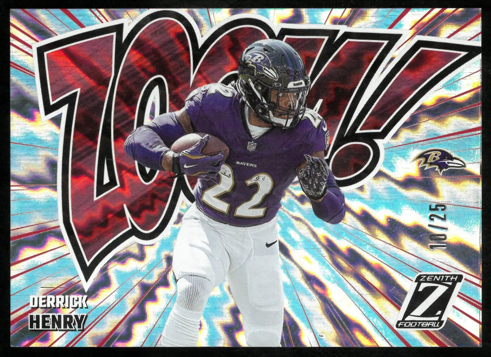 Derrick Henry ZOOM! 2024 Panini Zenith SP SSP /25